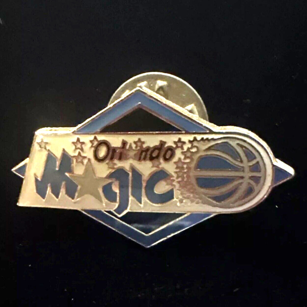 NBA Orlando Magic Small Pin 1992 Basketball Peter David Design Vintage